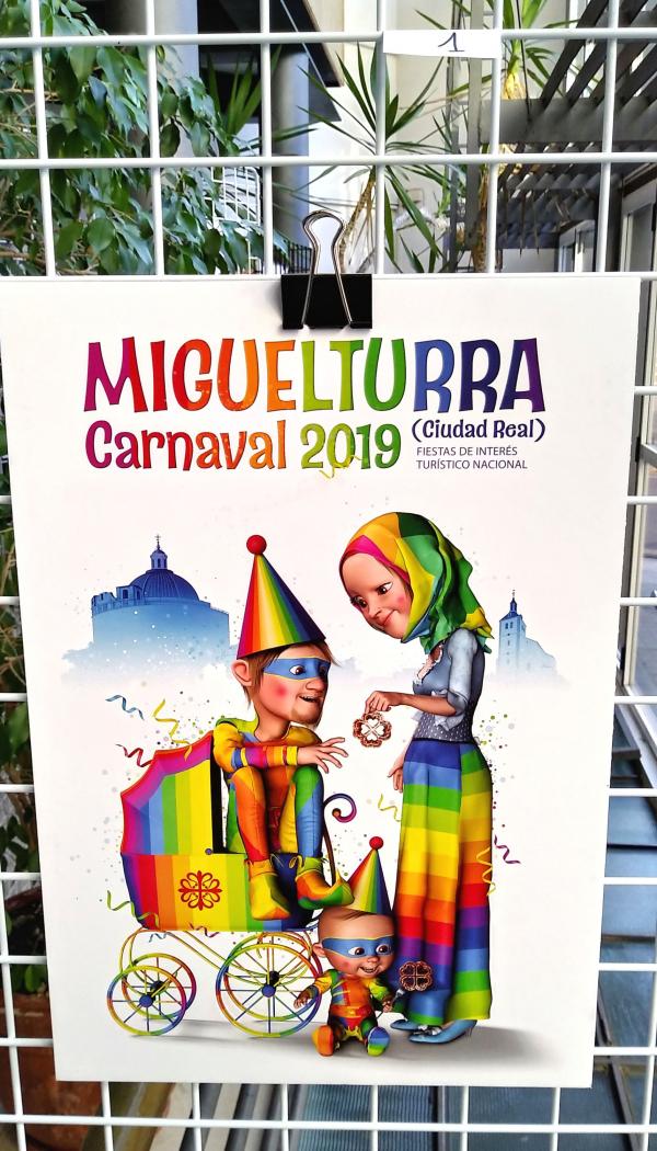 exposicion carteles presentados para el Carnaval 2019 de Miguelturra-fuente imagenes portal web www.miguelturra.es-001