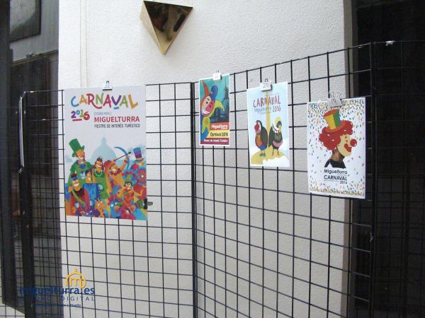 Exposicion obras presentadas certamen Cartel Carnaval 2016-2015-12-16-fuente www.miguelturra.es-006
